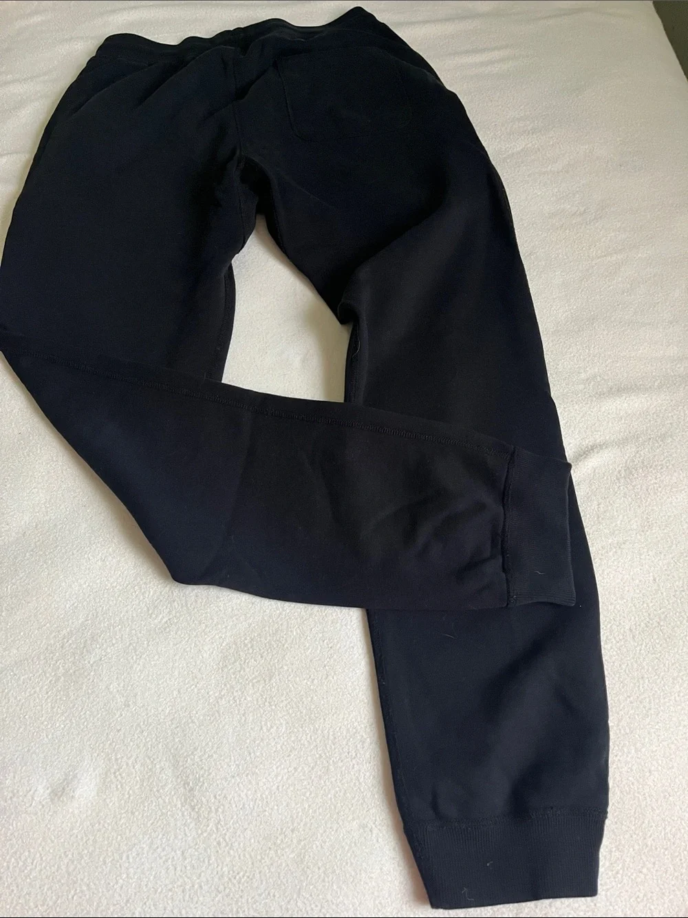 Reigning Champ Black Jogger Sweatpants with White Label